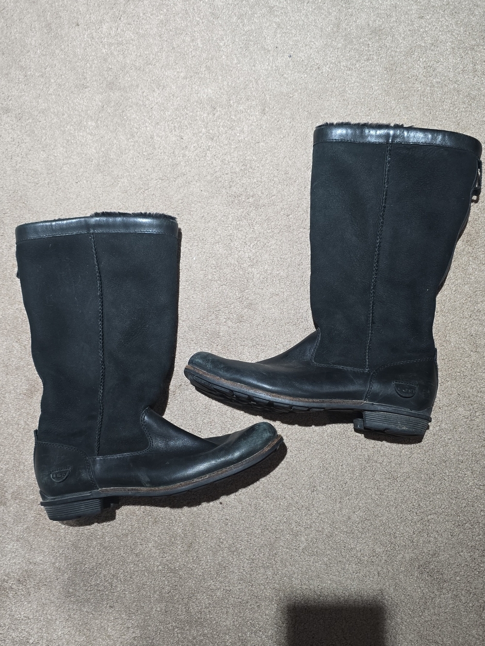 UGG Brookfield tall boots Leather & Suede Mid-Calf  Boots Sz 10